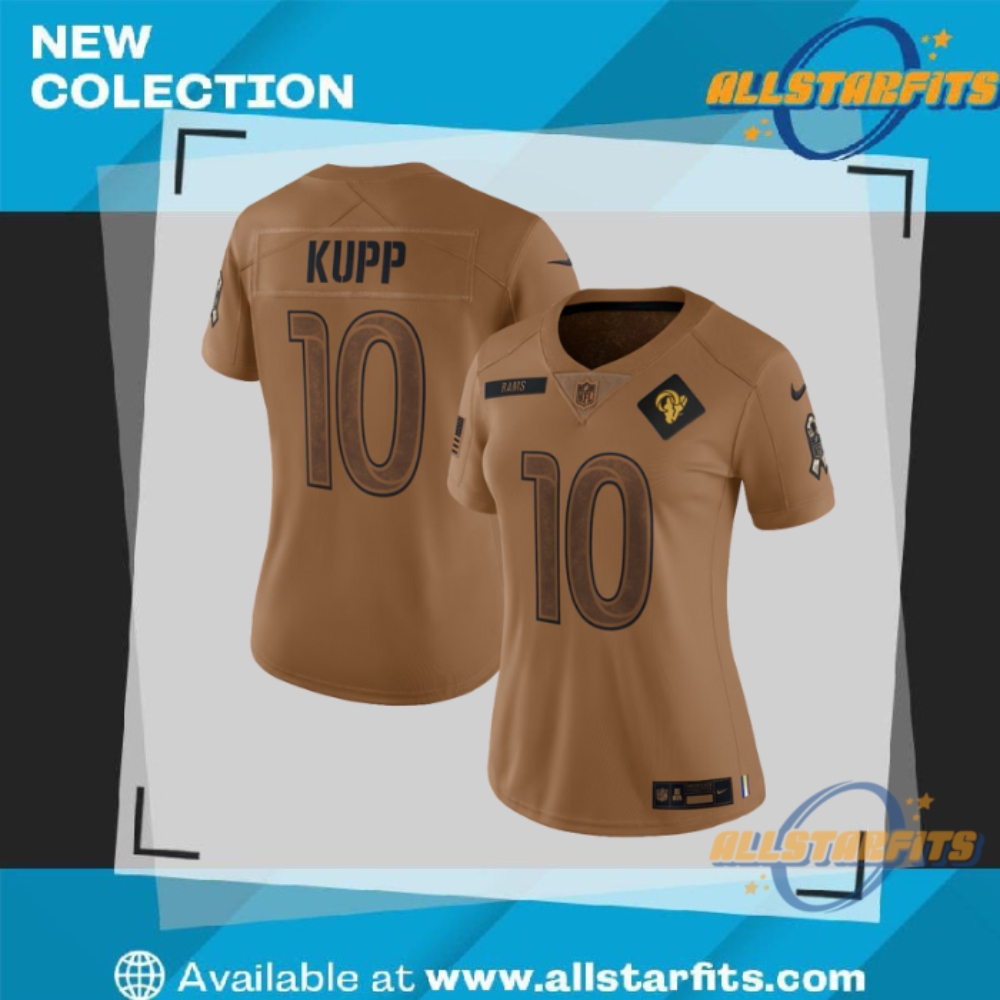"Top 2024 Soccer Jerseys: Liverpool, Napoli, Barcelona, Man City, South Korea" 37 Nike Cooper Kupp Brown Los Angeles Rams Salute To Service Limited Jersey