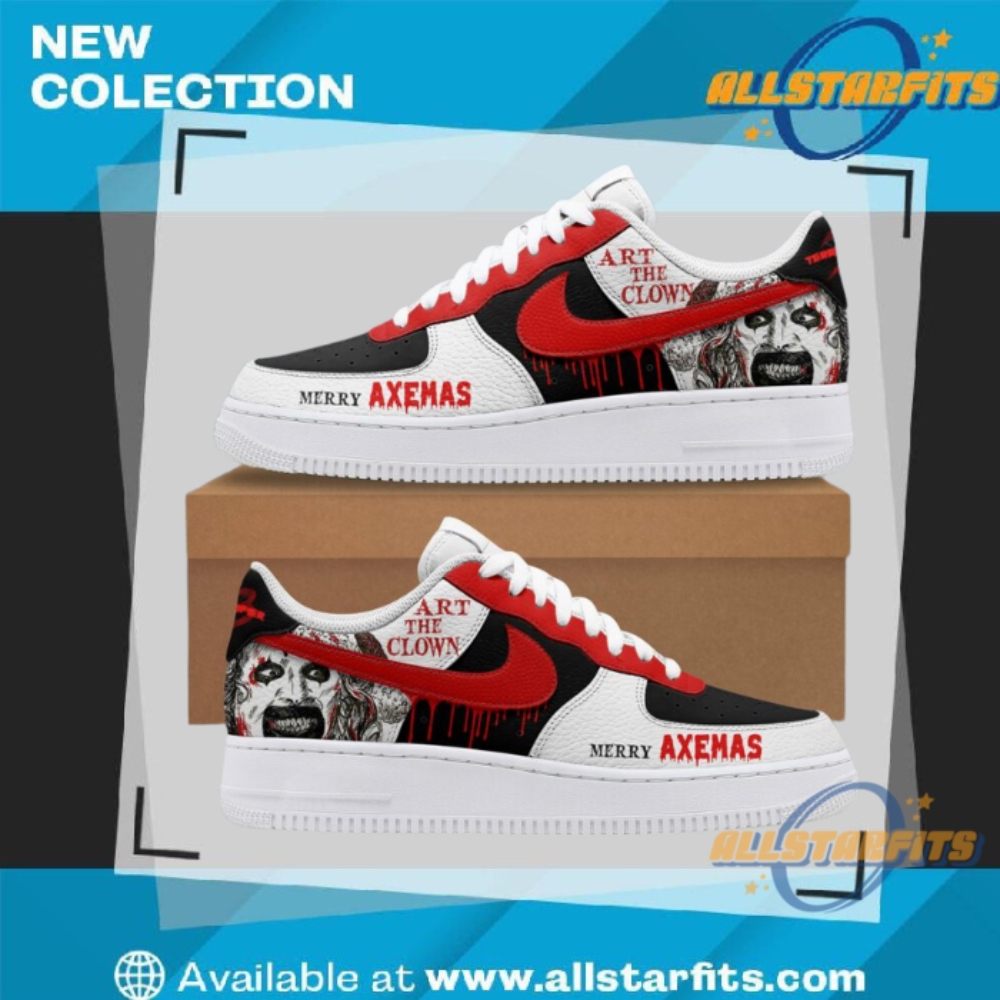 "Top Custom Anime and Game Sneakers for Ultimate Fan Style" 16 Art The Clown Terrifier 3 Inspired Custom Sneakers