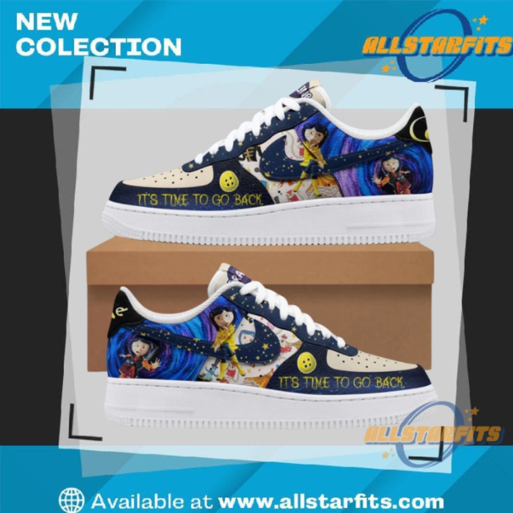 "Top Custom Anime and Game Sneakers for Ultimate Fan Style" 19 Coraline Movie Themed Sneakers Its Time To Go Back Air Force 1 Style