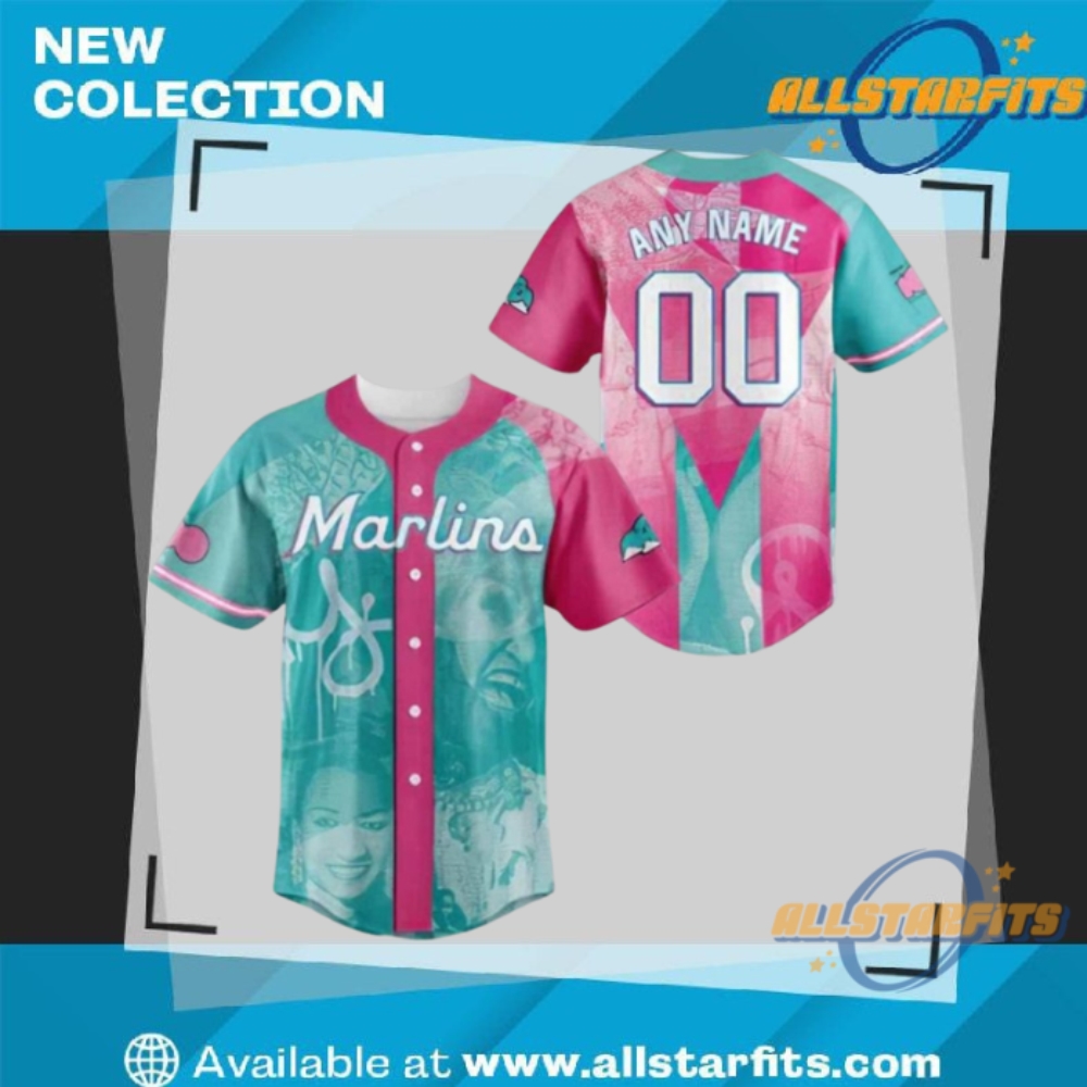 "Custom 3D Design Apparel: Flamingo, Galactic, and Tropical Baseball Jerseys" 25 Marlins Cuban Heritage Jersey 2025 Giveaway