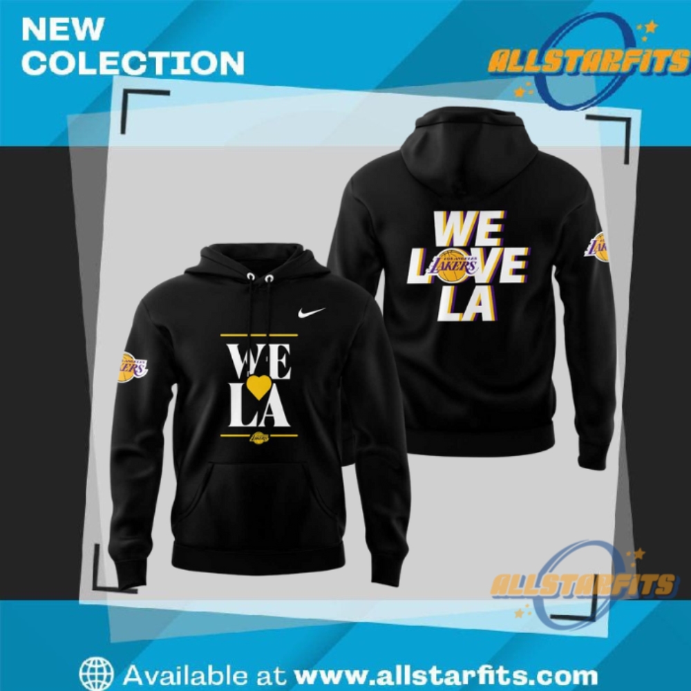 "Top 5 Must-Have Sports Team Hoodies for Ultimate Fans" 2 Los Angeles Lakers Luka Doncic We Love La Hoodie