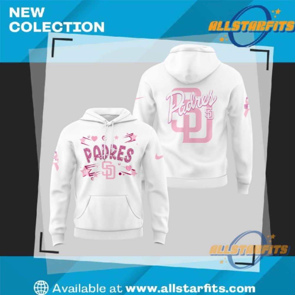 "Top 5 Must-Have Sports Team Hoodies for Ultimate Fans" 9 San Diego Padres Cancer Awareness Month Hoodie