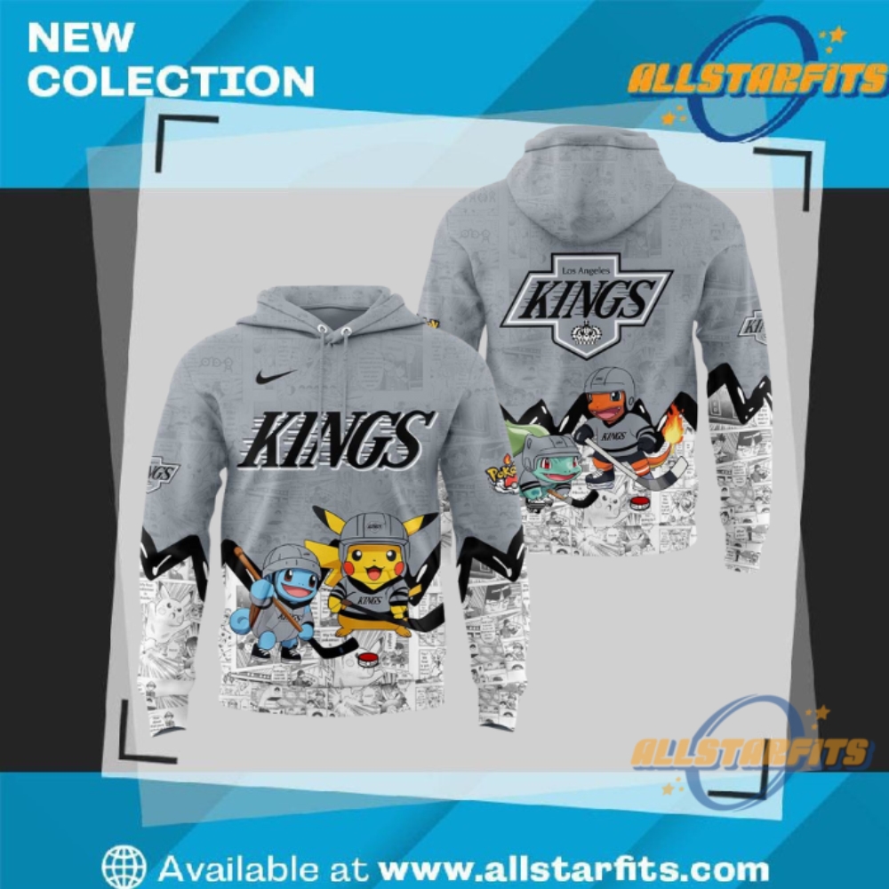 "Top 5 Must-Have Sports Team Hoodies for Ultimate Fans" 17 Los Angeles Kings X Pokémon Hoodie And Pants