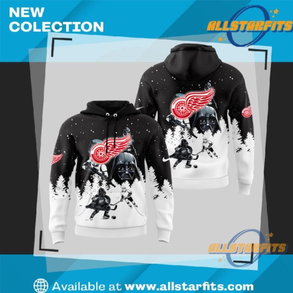 "Top 5 Must-Have Sports Team Hoodies for Ultimate Fans" 19 Detroit Red Wings 2025 Star Wars Hoodie