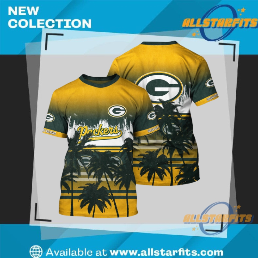 "Top 5 Must-Have Sports Team Hoodies for Ultimate Fans" 30 Nfl Green Bay Packers Coconut Island Hawaiian 3D Shirt