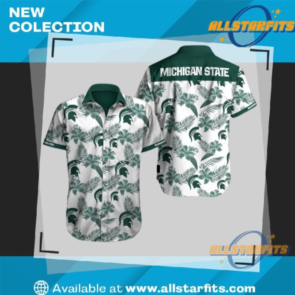 "Top 5 Must-Have Sports Team Hoodies for Ultimate Fans" 31 Michigan State 3D Hawaiian Shirt Summer Button Up