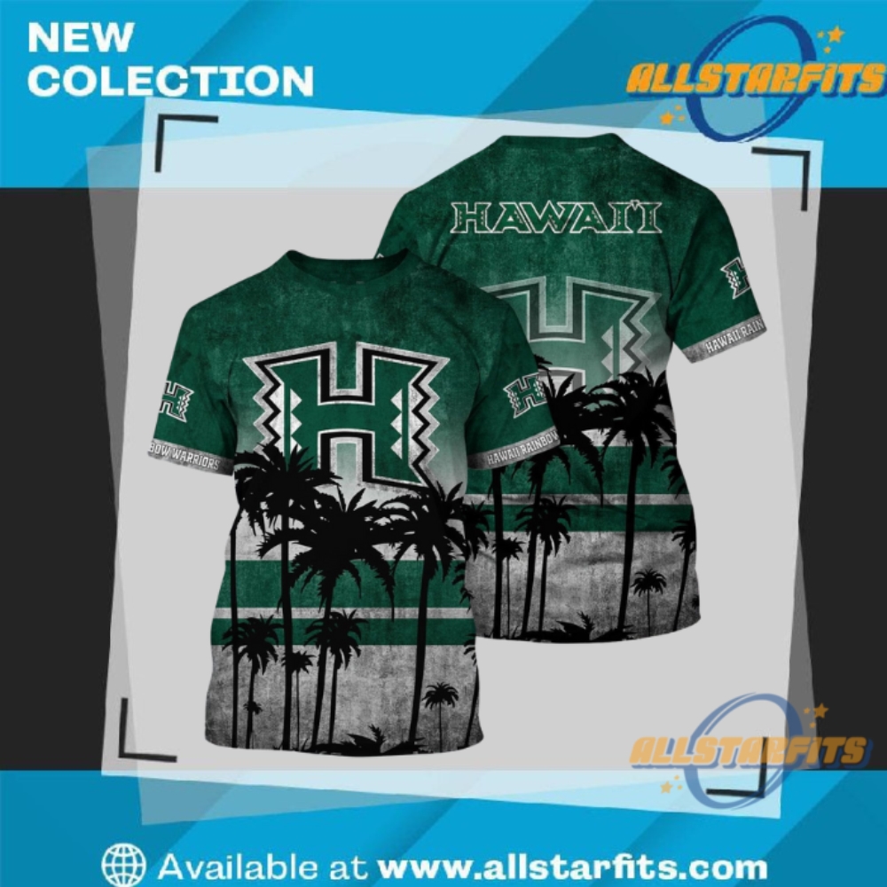 "Top 5 Must-Have Sports Team Hoodies for Ultimate Fans" 33 Hawaii Rainbow Warriors Ncaa 3D Tshirt