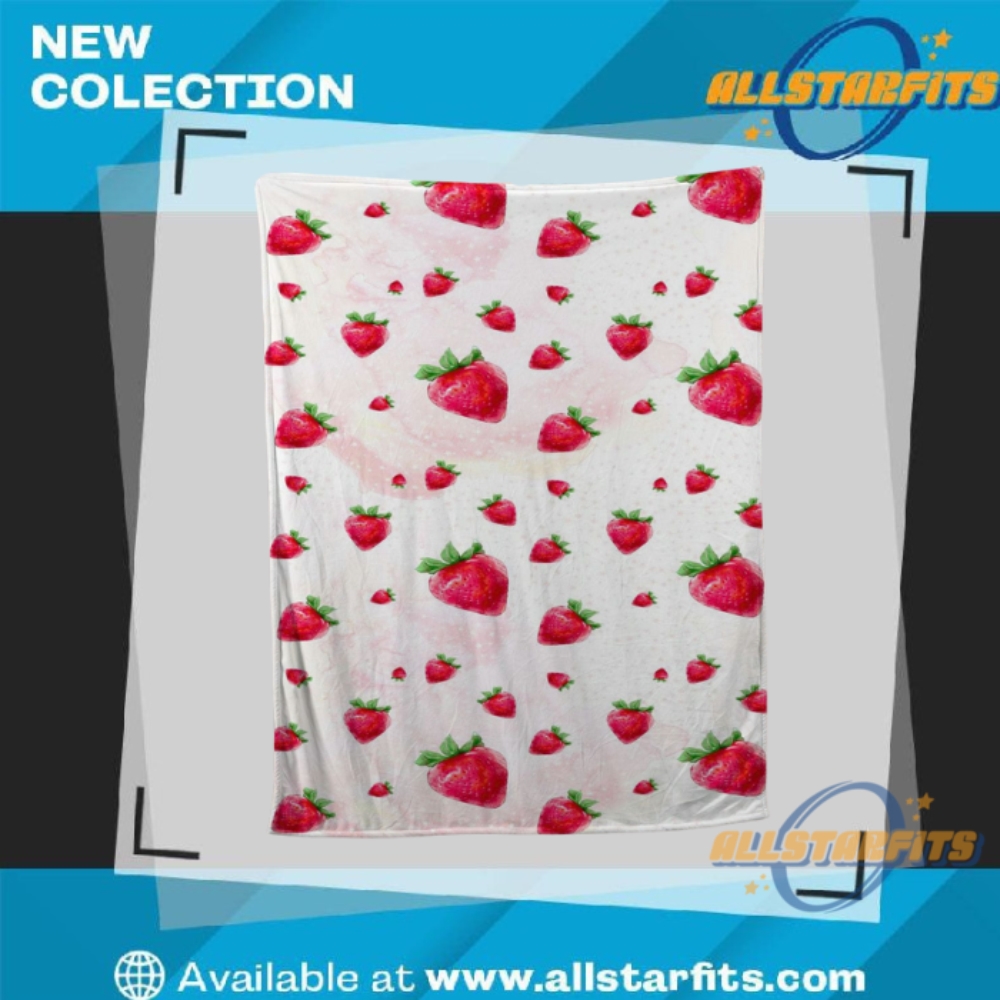 "Top 5 Must-Have Sports Team Hoodies for Ultimate Fans" 42 Sweet Strawberries Pink Strawberry Blanket