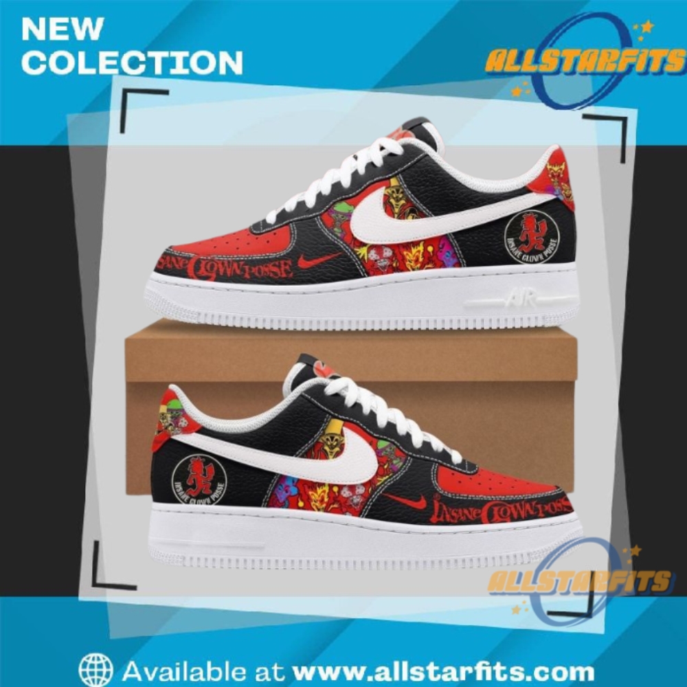 "Top Trendy Custom Air Force 1 Sneakers for Unique Style" 6 New Insane Clown Posse Inner Circle Air Force Nike Shoes