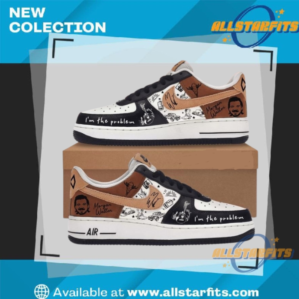 "Top Trendy Custom Air Force 1 Sneakers for Unique Style" 13 Morgan Wallen Im The Problem Air Forces Nike Shoes