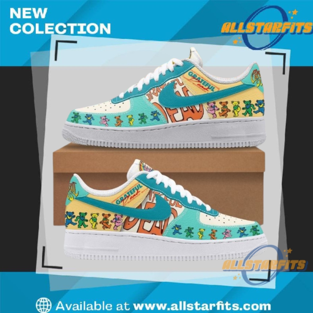 "Top Trendy Custom Air Force 1 Sneakers for Unique Style" 15 Newest Grateful Dead Band Air Forces Nike Shoes