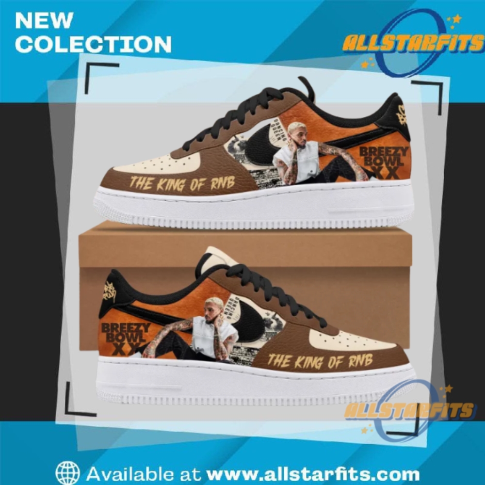 "Top Trendy Custom Air Force 1 Sneakers for Unique Style" 21 Chris Brown The King Of Rnb Limited Edition Nike Air Force 1