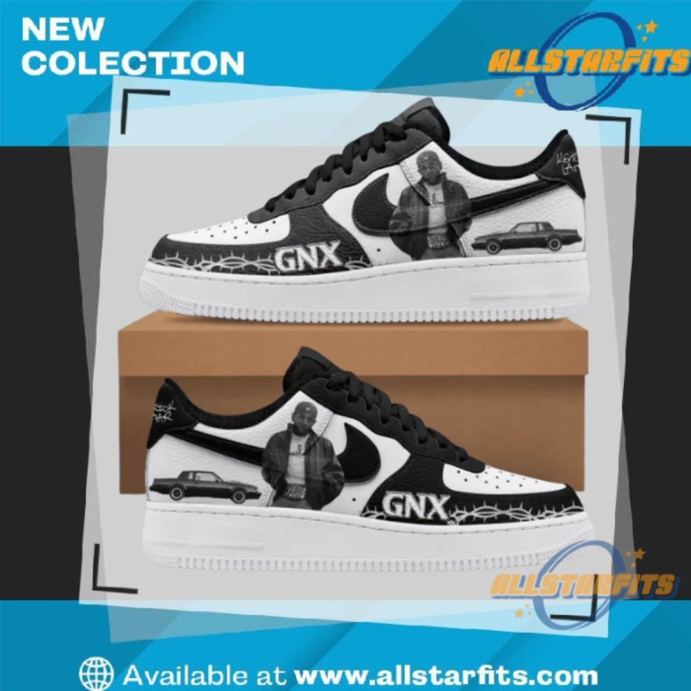 "Top Trendy Custom Air Force 1 Sneakers for Unique Style" 22 Kendrick Lamar Gnx Black Limited Edition Nike Air Force 1
