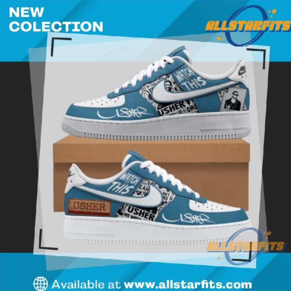 "Top Trendy Custom Air Force 1 Sneakers for Unique Style" 23 Usher Watch This Limited Edition Nike Air Force 1