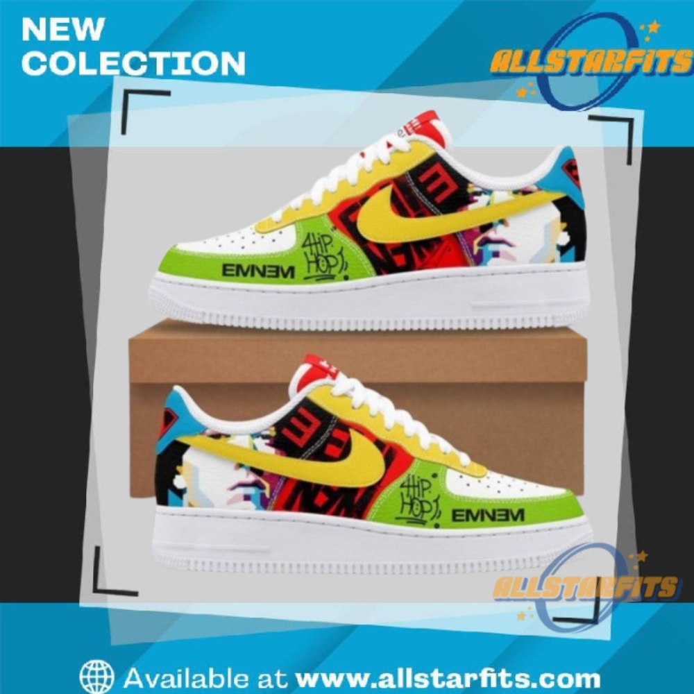 "Top Trendy Custom Air Force 1 Sneakers for Unique Style" 26 Eminem Hip Hop Limited Edition Nike Air Force 1