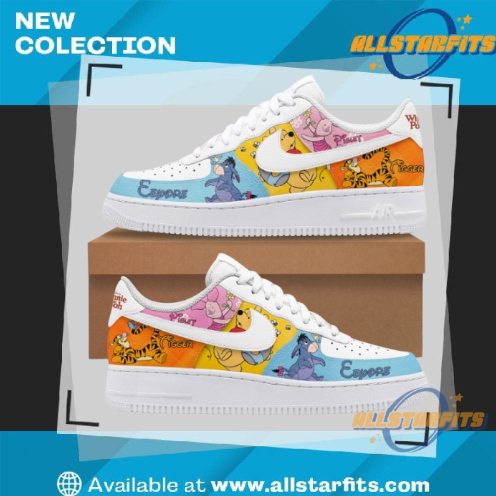 "Top Trendy Custom Air Force 1 Sneakers for Unique Style" 28 Winnie The Pooh Limited Edition Nike Air Force 1