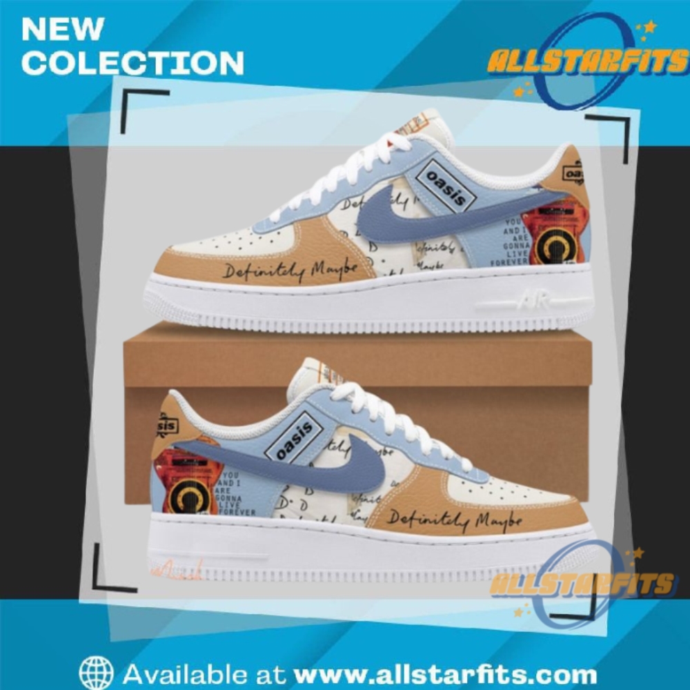 "Top Trendy Custom Air Force 1 Sneakers for Unique Style" 30 Oasis Definitely Maybe Limited Edition Nike Air Force 1