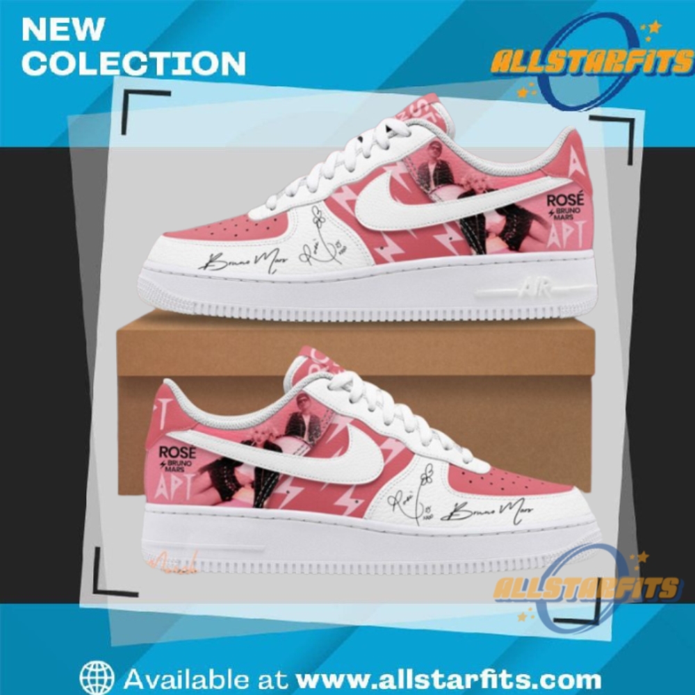 "Top Trendy Custom Air Force 1 Sneakers for Unique Style" 31 Apt Rosé Bruno Mars Limited Edition Nike Air Force 1