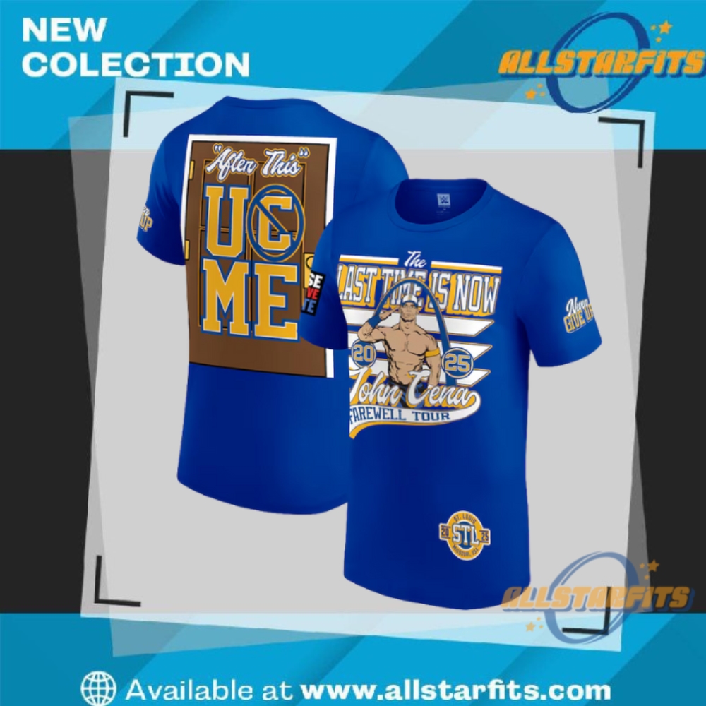"Top 5 Must-Have 2025 T-Shirts for Basketball and Wrestling Fans" 4 John Cena Farewell Tour 2025 St Louis T Shirt