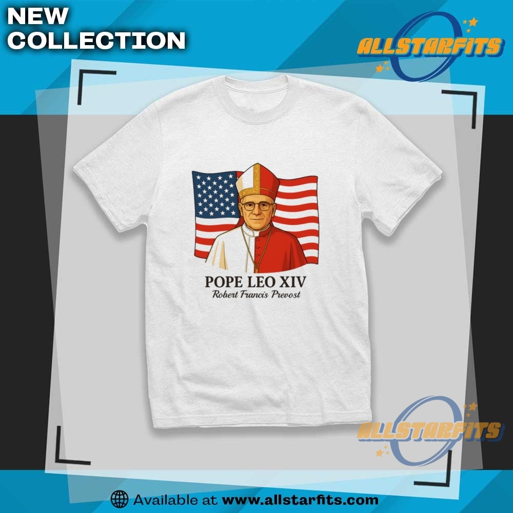 "Discover Vintage Jalen Brunson and Retro Robert Francis T-Shirts" 12 American Pope Leo Xiv May 8Th 2025 Robert Francis Prevost T Shirt