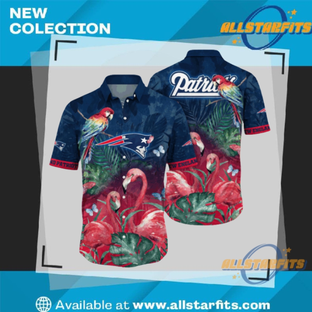 "Top NFL Flower Hawaii Shirts: Raiders, Patriots, Panthers, Cardinals Picks" 5 New England Patriots Nfl Flower Hawaii Shirt