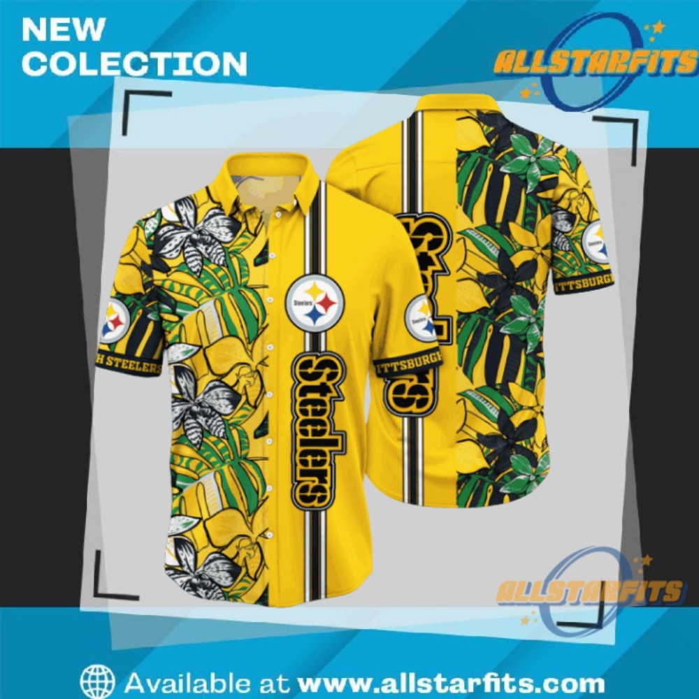"Top NFL Flower Hawaii Shirts: Raiders, Patriots, Panthers, Cardinals Picks" 7 Pittsburgh Steelers Nfl Flower Hawaii Shirt