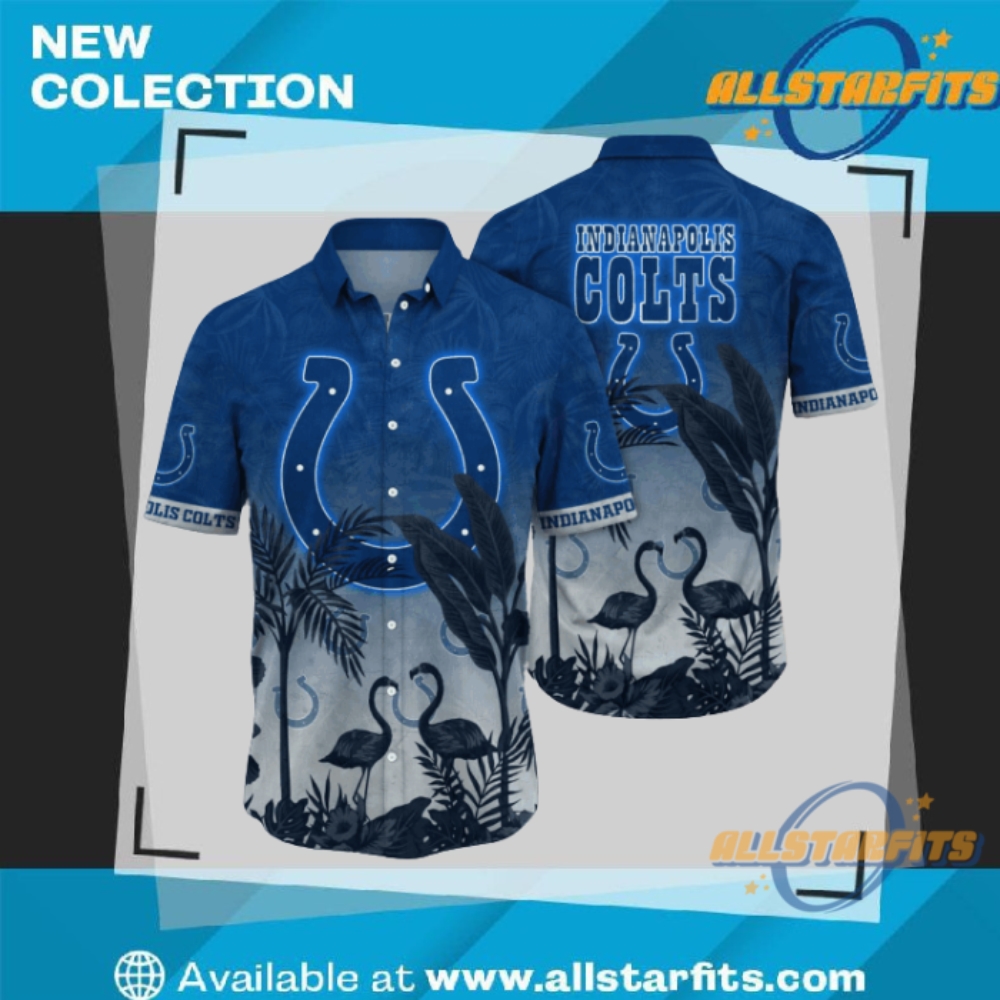 "Top NFL Flower Hawaii Shirts: Raiders, Patriots, Panthers, Cardinals Picks" 10 Indianapolis Colts Nfl Flower Hawaii Shirt