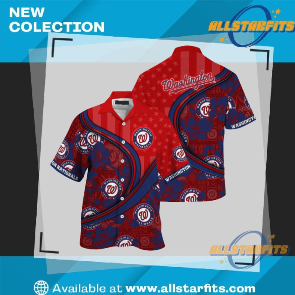 "Top NFL Flower Hawaii Shirts: Raiders, Patriots, Panthers, Cardinals Picks" 20 Washington Nationals Mlb Us Flag Flower Hawaii Shirt