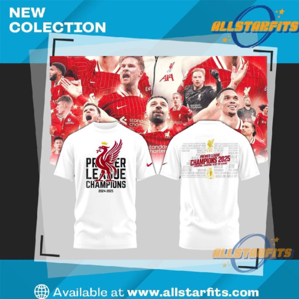 "Top NFL Flower Hawaii Shirts: Raiders, Patriots, Panthers, Cardinals Picks" 29 Liverpool Champions 2025 Special White T Shirt