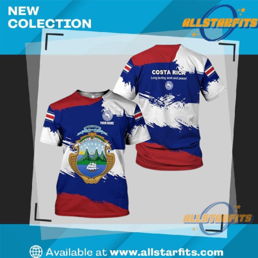 "Top NFL Flower Hawaii Shirts: Raiders, Patriots, Panthers, Cardinals Picks" 41 Personalized Costa Rica Shirt Costa Rica Tshirt Costa Rica Shirts