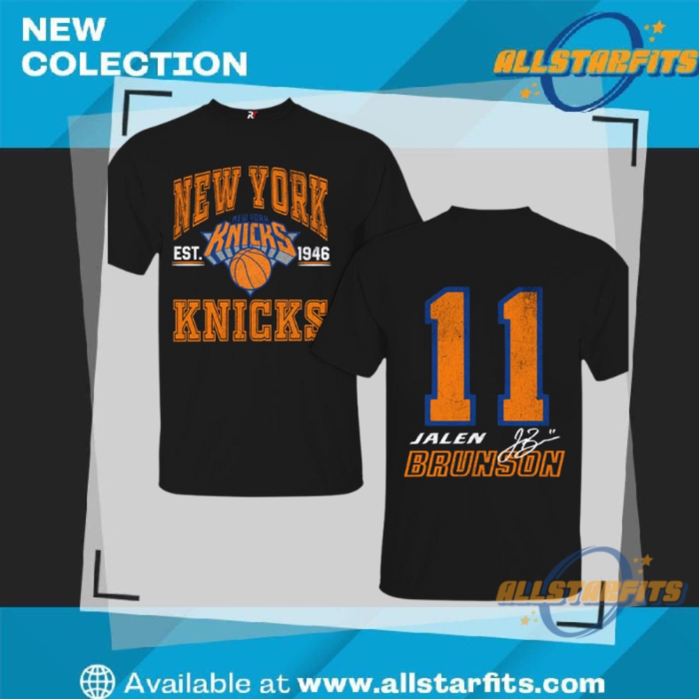 "Top 5 Must-Have Vintage and Tour Shirts for 2023 Fans" 2 Jalen Brunson Knicks Est 1946 Shirt