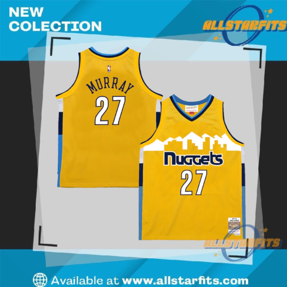 "Top 5 Must-Have Vintage and Tour Shirts for 2023 Fans" 11 Mitchell Ness Jamal Murray Denver Nuggets Swingman Jersey
