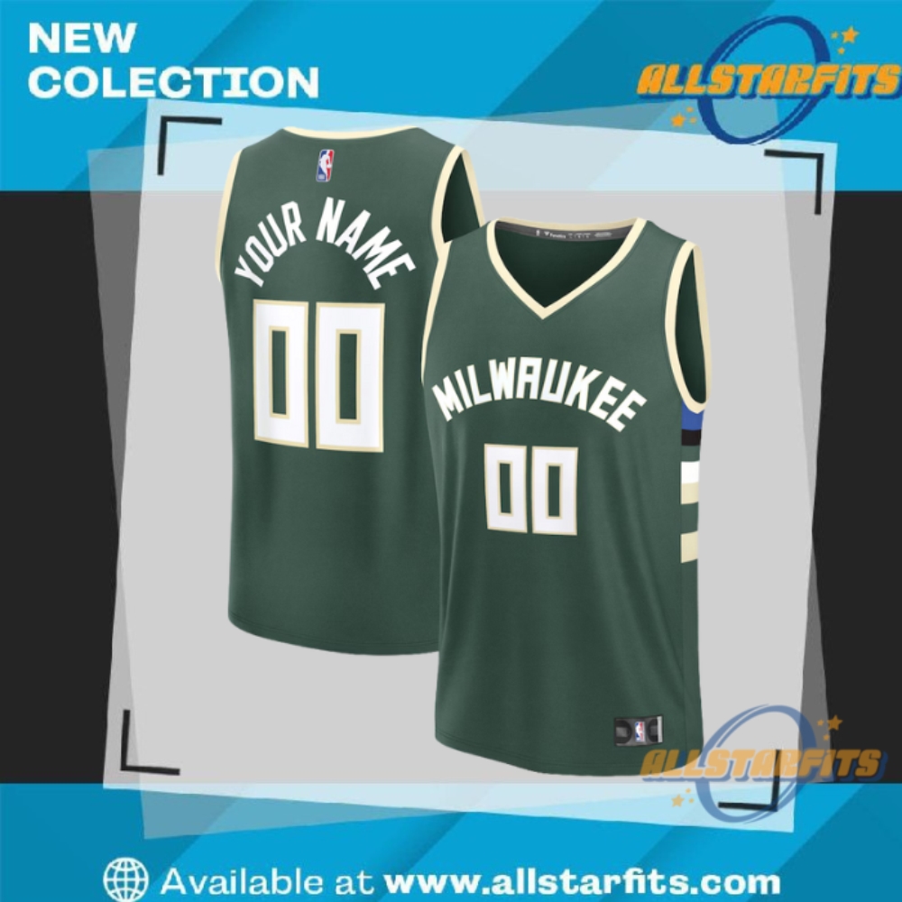 "Top 5 Must-Have Vintage and Tour Shirts for 2023 Fans" 16 Milwaukee Bucks Youth Fast Break Custom Replica Jersey
