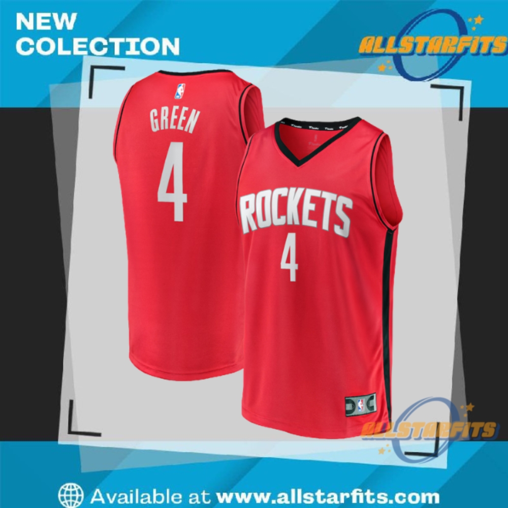 "Top 5 Must-Have Vintage and Tour Shirts for 2023 Fans" 17 Jalen Green Houston Rockets Youth Fast Break Replica Player Jersey