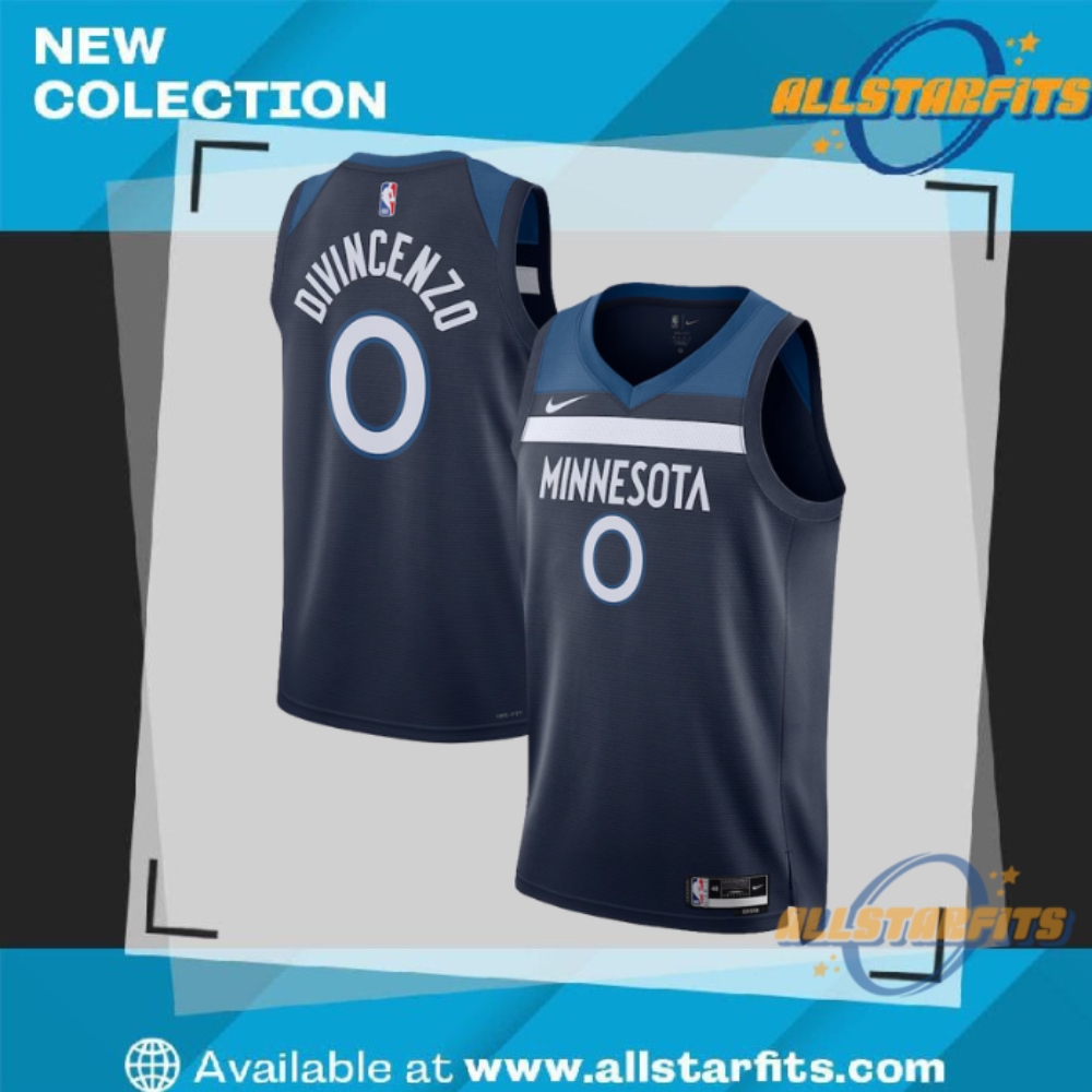 "Top 5 Must-Have Vintage and Tour Shirts for 2023 Fans" 19 Donte Divincenzo Minnesota Timberwolves Unisex Swingman Player Jersey