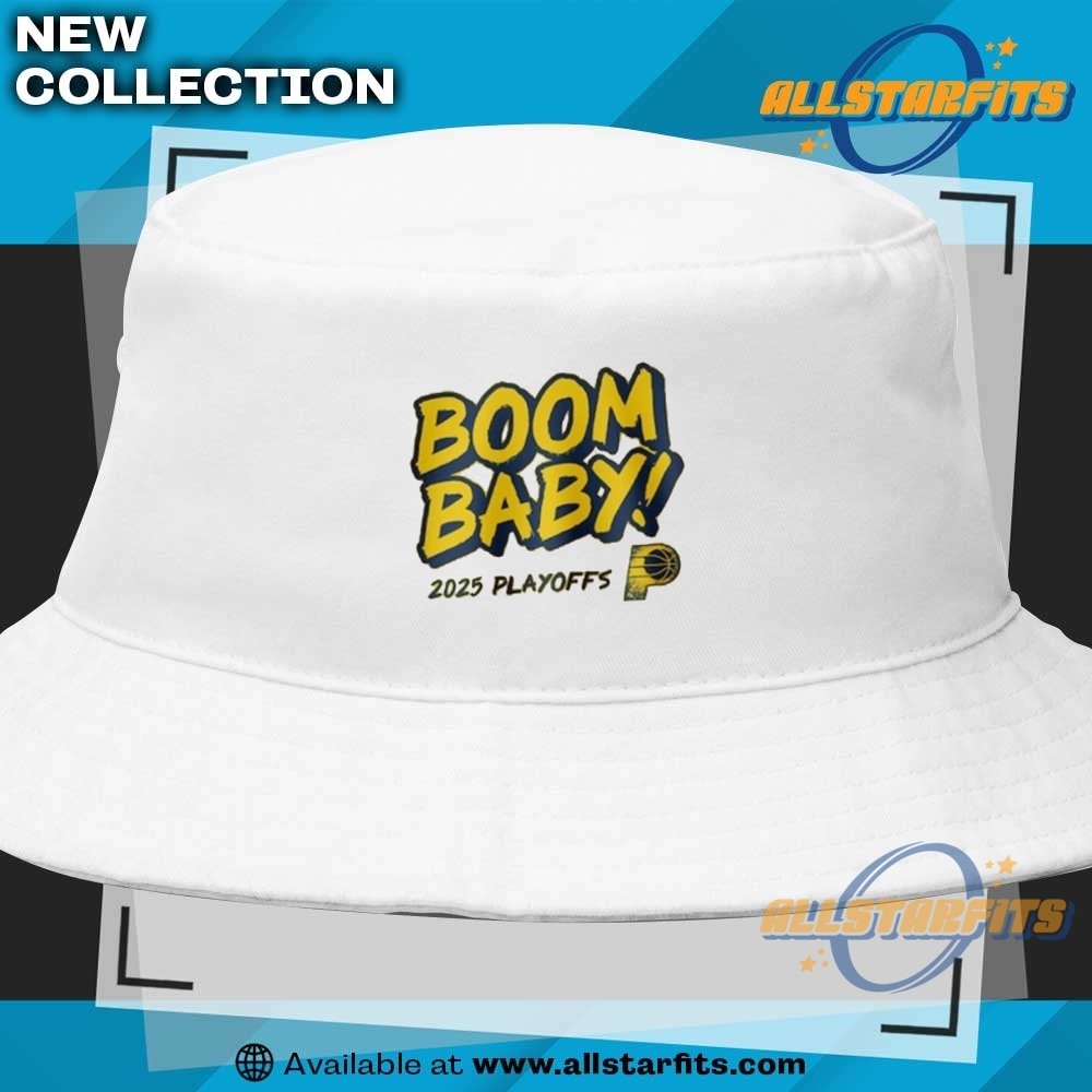 Indiana Pacers 2025 Playoffs Boom Baby Shirt 9 Indiana Pacers 2025 Playoffs Boom Baby Shirt