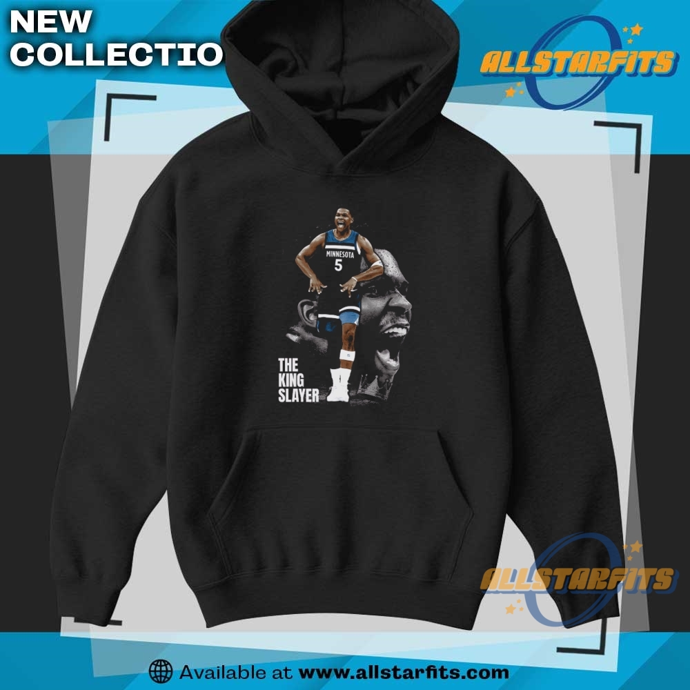 The King Slayer Anthony Edwards 2025 Playoff T Shirt 7 The KING SLAYER Anthony Edwards 2025 Playoff T Shirt
