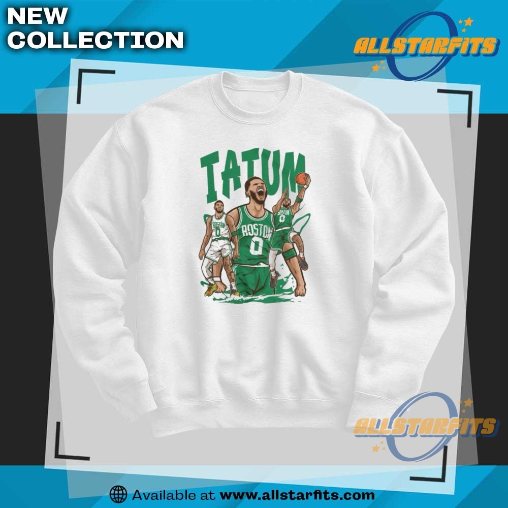 Jayson Tatum Cartoon Style Boston Basketball T Shirt 6 Jayson Tatum Cartoon Style Boston Basketball T Shirt