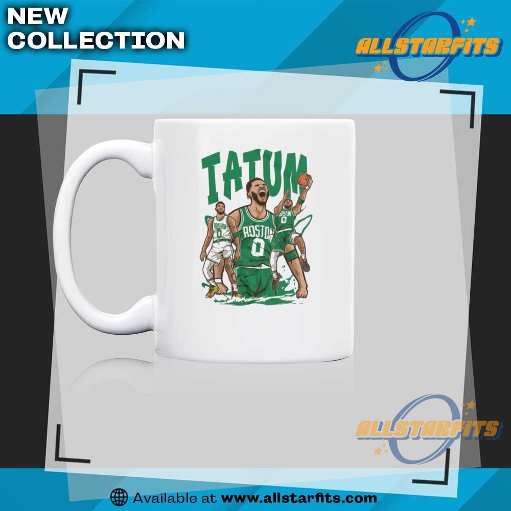 Jayson Tatum Cartoon Style Boston Basketball T Shirt 8 Jayson Tatum Cartoon Style Boston Basketball T Shirt