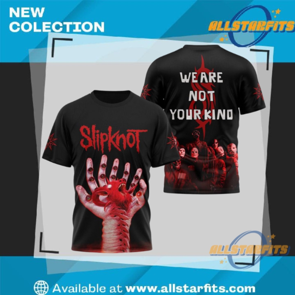 "Shop Championship Polo Shirts: Eagles, Chiefs & Liberty Flames T-Shirts" 19 Slipknot We Are Not Your Kind 2025 Shirt