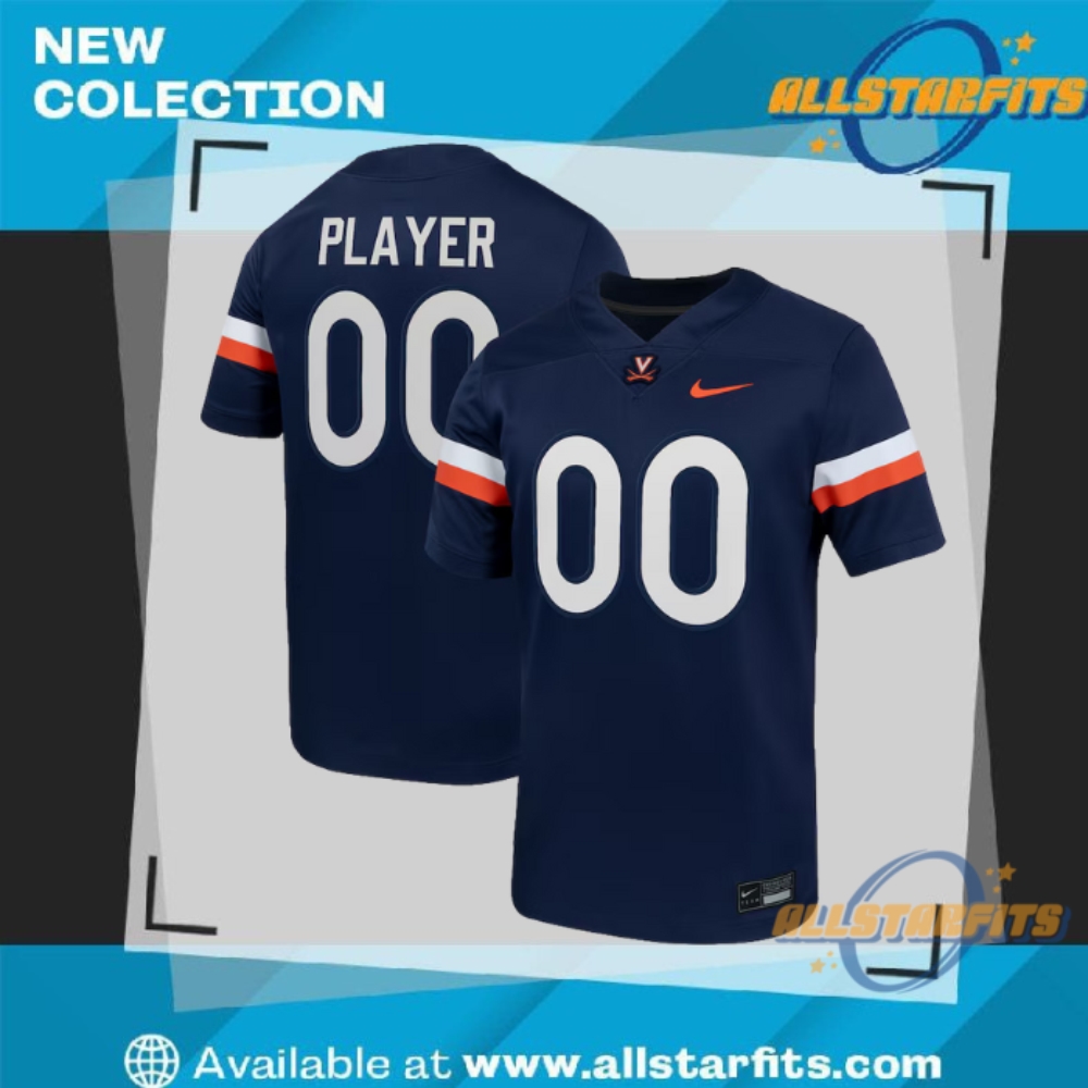 Nike Navy Virginia Cavaliers Nil Pick A Player Football Game Jersey 1 Nike Navy Virginia Cavaliers NIL Pick A Player Football Game Jersey