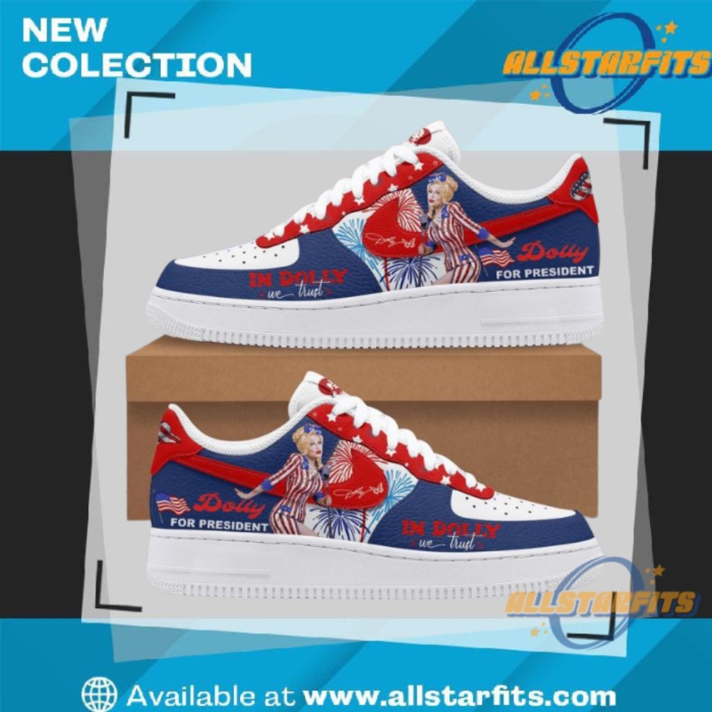 "Explore Limited Edition Nike Air Force 1s: Iconic Music Collaborations" 4 Dolly Parton For President Limited Edition Nike Air Force 1