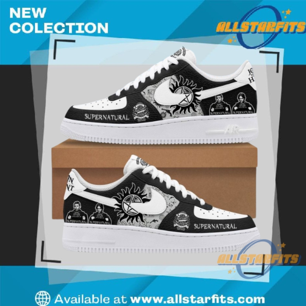 "Explore Limited Edition Nike Air Force 1s: Iconic Music Collaborations" 15 Supernatural Tv Series Carry On My Wayward Nike Air Force 1