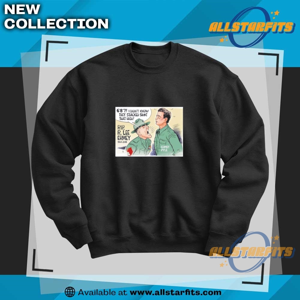 I Didnt Know They Stacked Shit That High James Comey Honoring Ermey Cartoon Shirt 6 I didn’t know they stacked shit that high James Comey honoring Ermey cartoon shirt