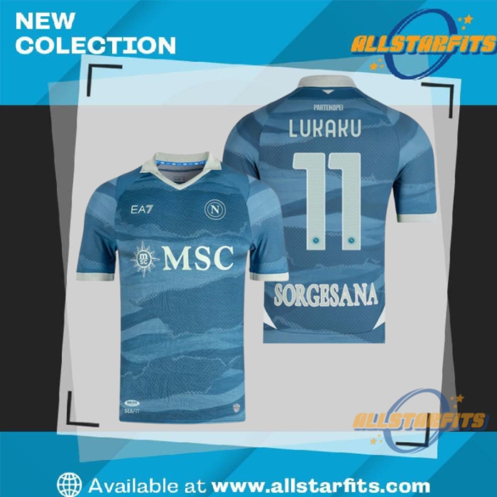 "Top 2024-2025 LAFC Adidas Jerseys: Pride, Replica, and Archive" 6 Napoli Fourth Lukaku 11 Jersey
