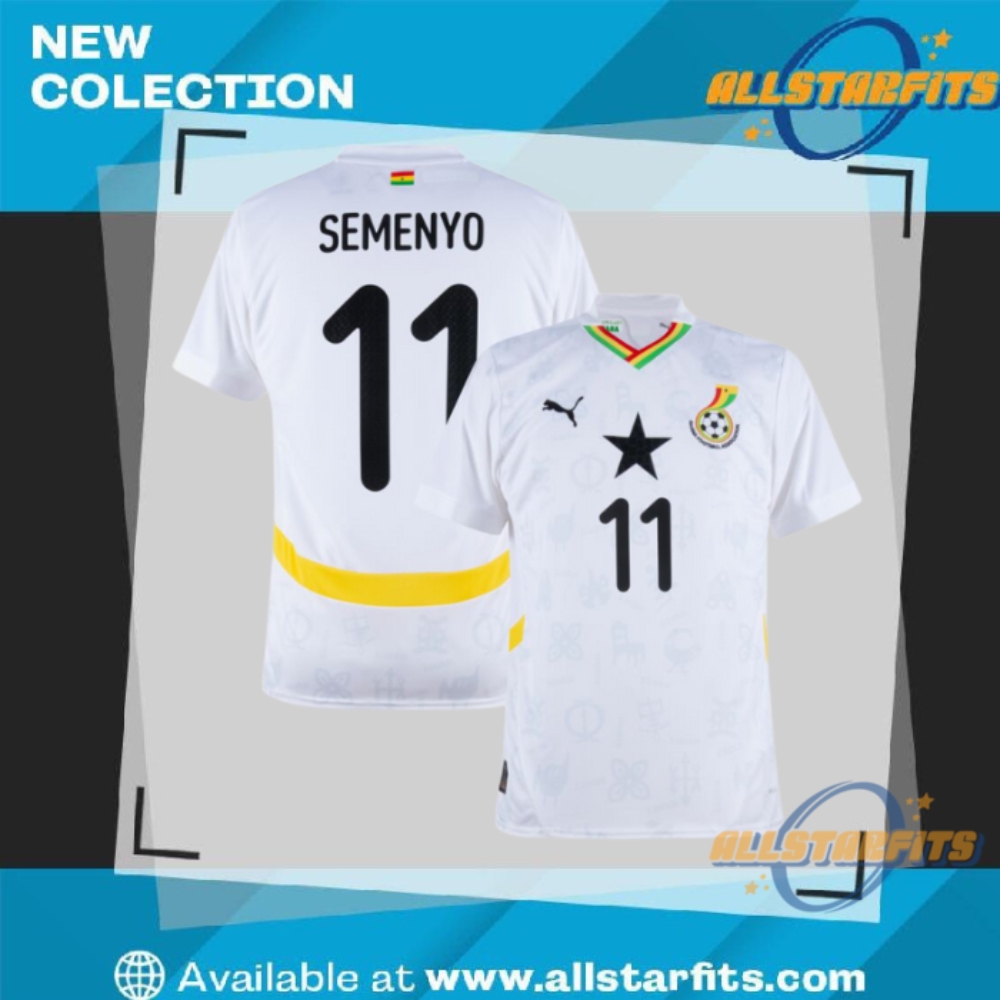 "Top 2024-2025 LAFC Adidas Jerseys: Pride, Replica, and Archive" 14 Puma Ghana Home Semenyo 11 Jersey