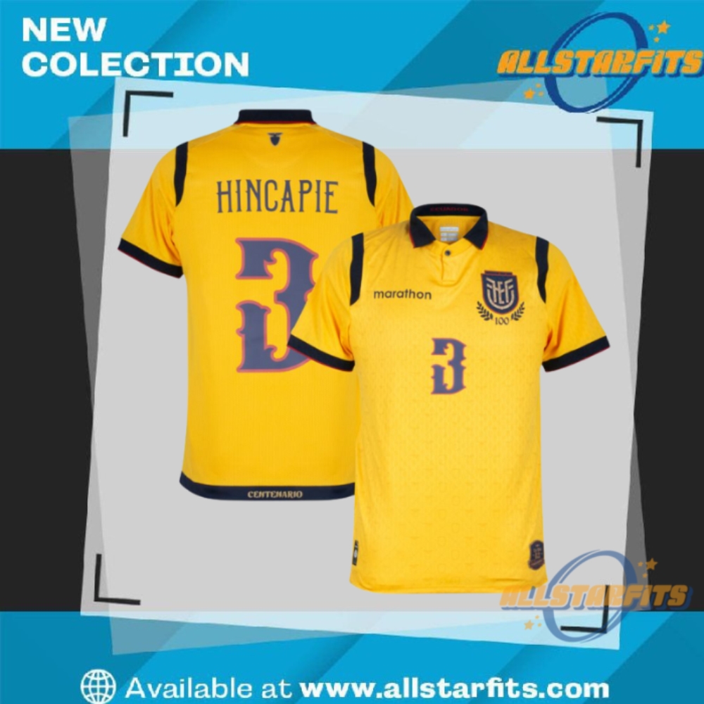 "Top 2024-2025 LAFC Adidas Jerseys: Pride, Replica, and Archive" 17 Marathon Ecuador Centenary Authentic Home Hincapie 3 Jersey