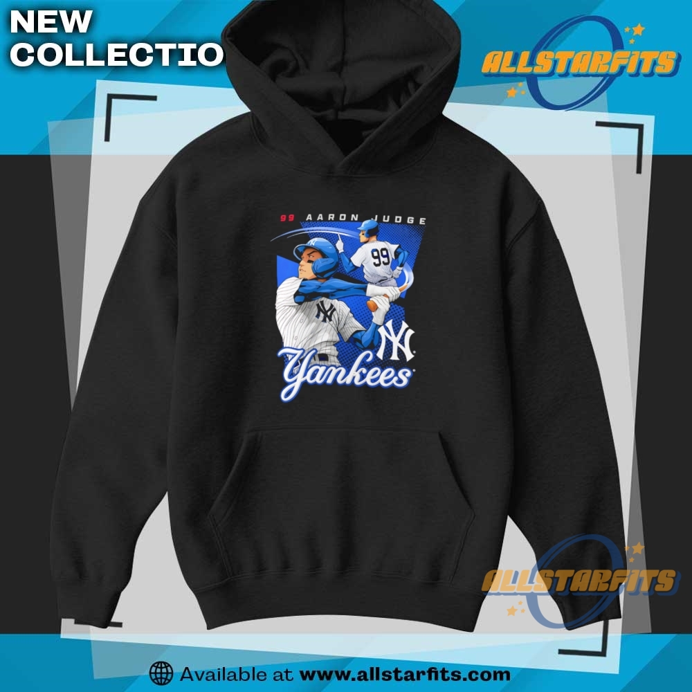 Aaron Judge No 99 New York Yankees Baseball Player Anime Style T Shirt 7 Aaron Judge no 99 New York Yankees baseball player Anime style T Shirt