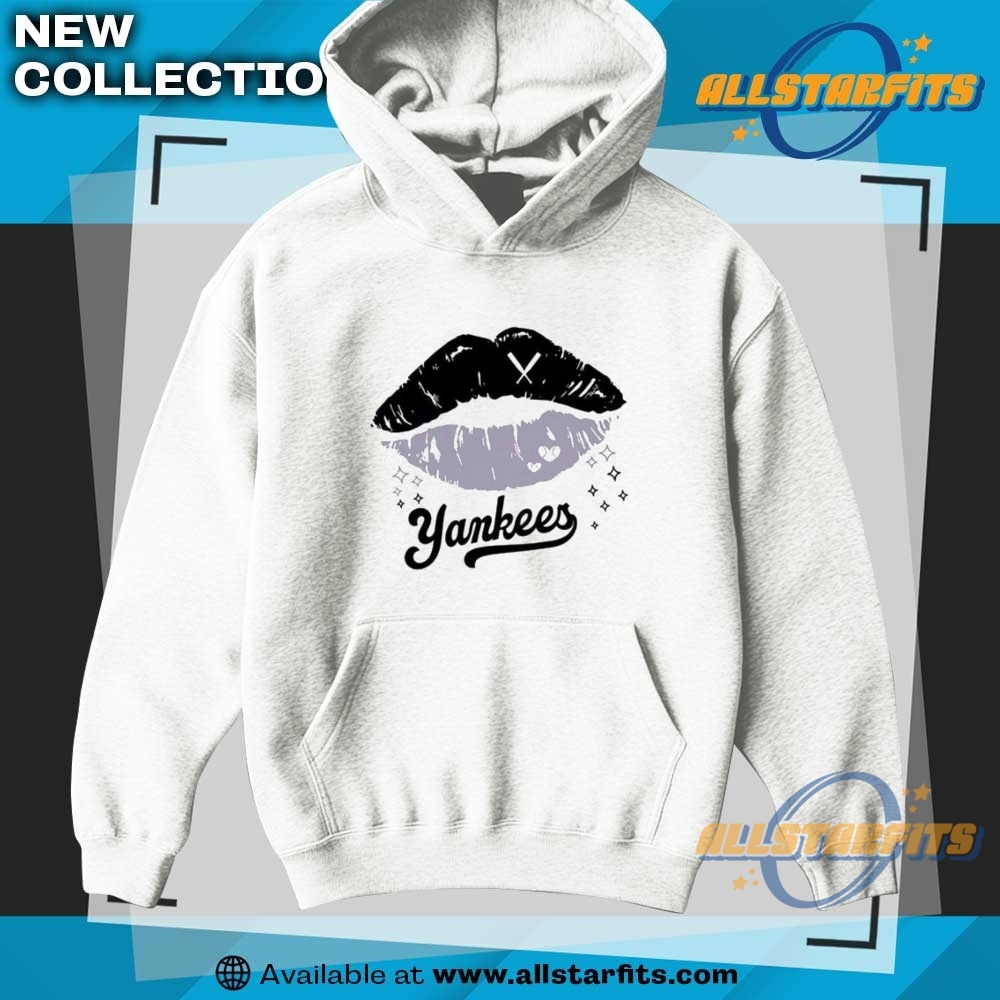 New York Yankees Baseball Lips Shirt 7 New York Yankees baseball lips shirt