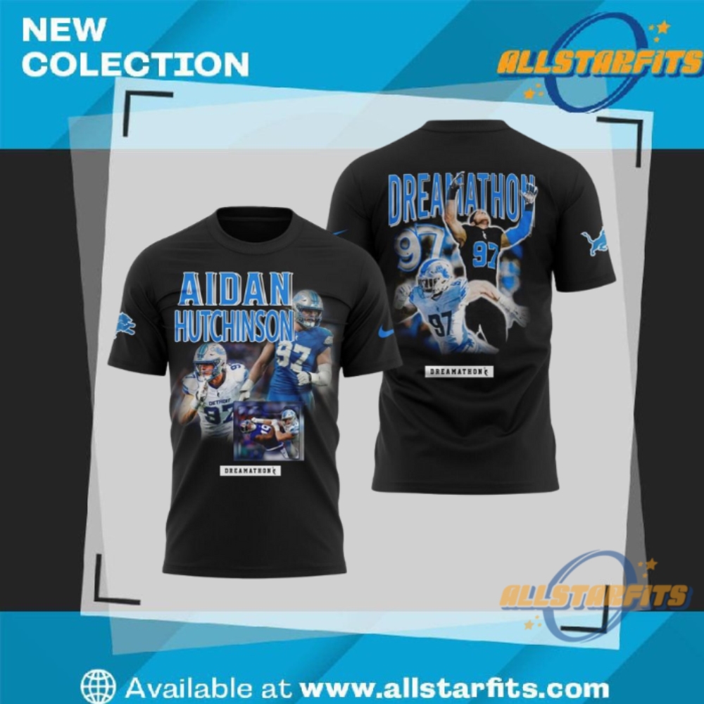 "Top 5 Must-Have T-Shirts for Ultimate New York Yankees Fans" 16 Detroit Lions Aidan Hutchinson Dreamathon Limited 2024 T Shirt